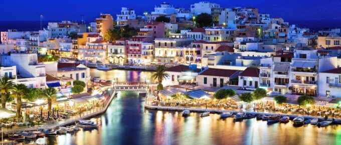 Agios Nikolaos is a picturesque town in the eastern part of the island Crete built on the northwest side of the peaceful bay of Mirabello.