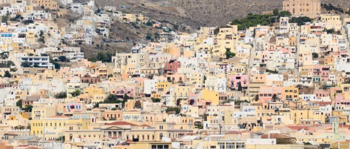 Ermoupolis at Syros island, Greece.