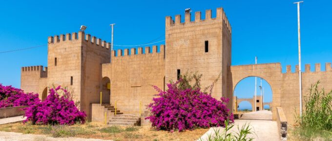 Camelot Castle in Fanes on Rhodes, Greece.
