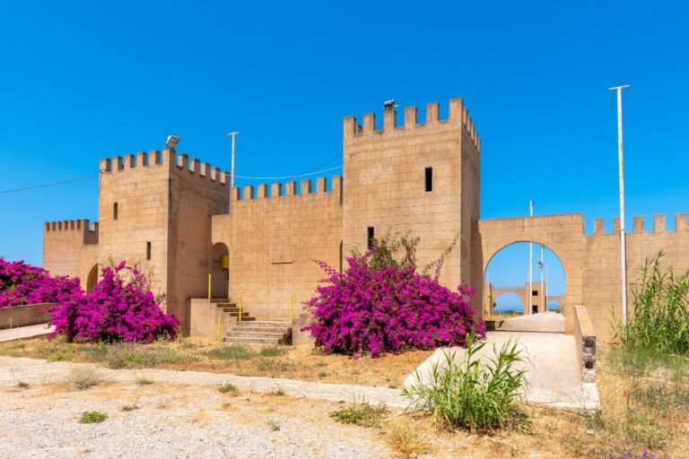 Camelot Castle in Fanes on Rhodes, Greece.